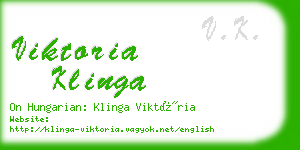 viktoria klinga business card